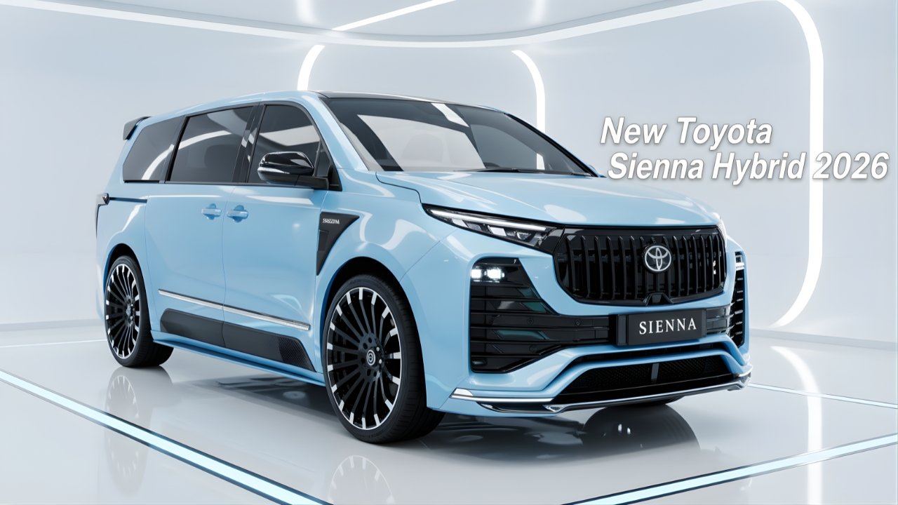 New Toyota Sienna Hybrid 2026